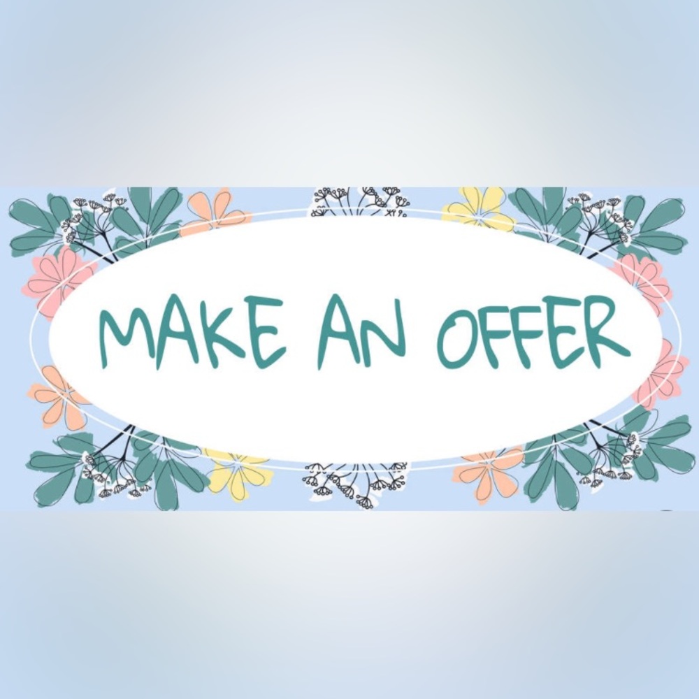 Check out my closet & Make me an offer on any items! 😊